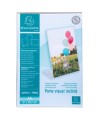 Porte-visuel incliné A4 cristal
