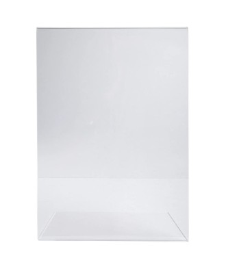 Porte-visuel incliné A4 cristal