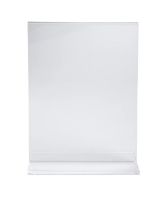 Porte-visuel droit vertical A4 cristal