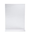 Porte-visuel droit vertical A4 cristal