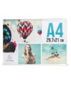 Porte-visuel droit horizontal A4
