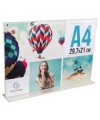 Porte-visuel droit horizontal A4
