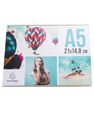 Porte-visuel incliné horizontal A5