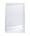 Porte-visuel droit vertical A5 cristal