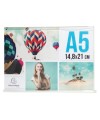 Porte-visuel droit horizontal A5