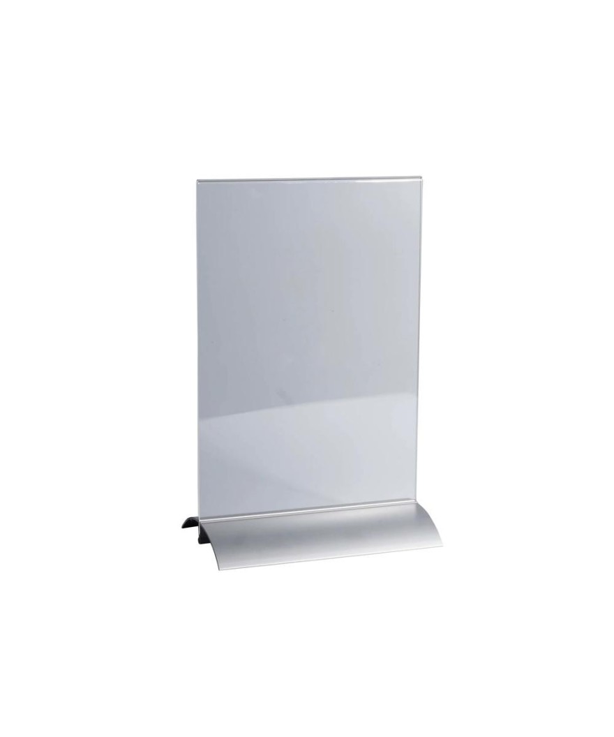 Porte-visuel vertical socle aluminiumA5