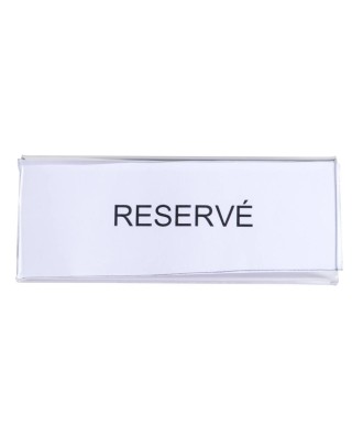 Lot de 10 porte-noms 150x55mm (A6 plié)