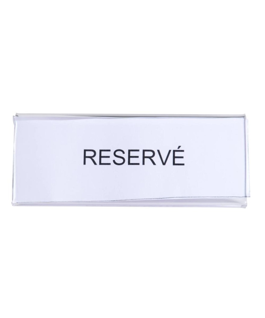 Lot de 10 porte-noms 150x55mm (A6 plié)