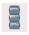 Trieur mural horiz. 1 compart. Bleu Gris