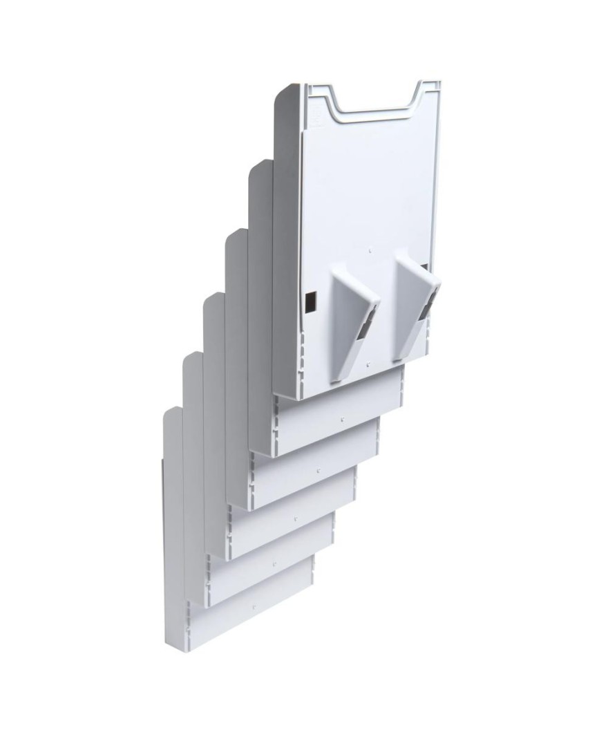 Trieur A4 vertic monté 6 cases gris lum