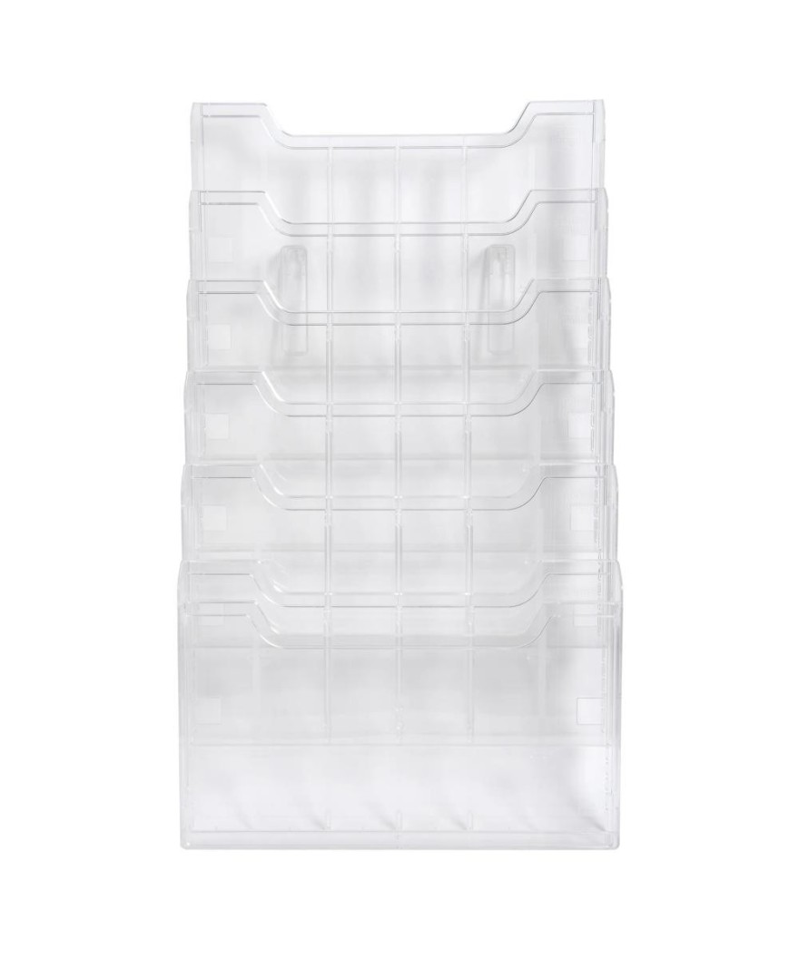 Trieur A4 horiz monté 6 cases cristal