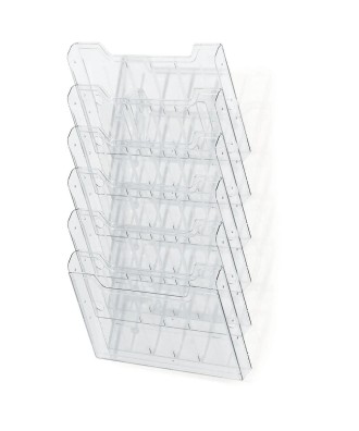 Trieur A4 horiz monté 6 cases cristal