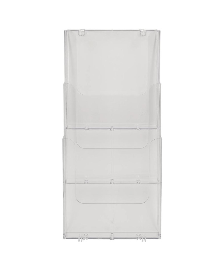 Trieur mural A4 vertical (3) cristal