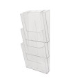 Trieur mural A4 vertical (3) cristal