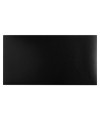 Sous-main souple PU 35x60cm noir/rouge