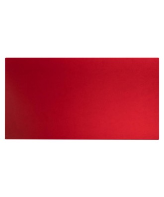 Sous-main souple PU 35x60cm noir/rouge