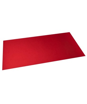 Sous-main souple PU 35x60cm noir/rouge