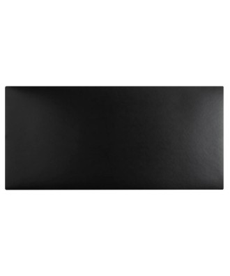 Sous-main souple PU 40x80cm noir/rouge