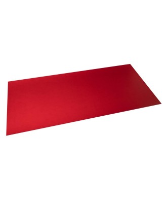 Sous-main souple PU 40x80cm noir/rouge