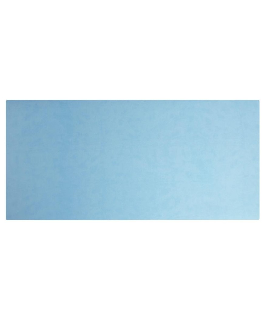 Sous-Main PU Bleu clair/Marine 40x80cm