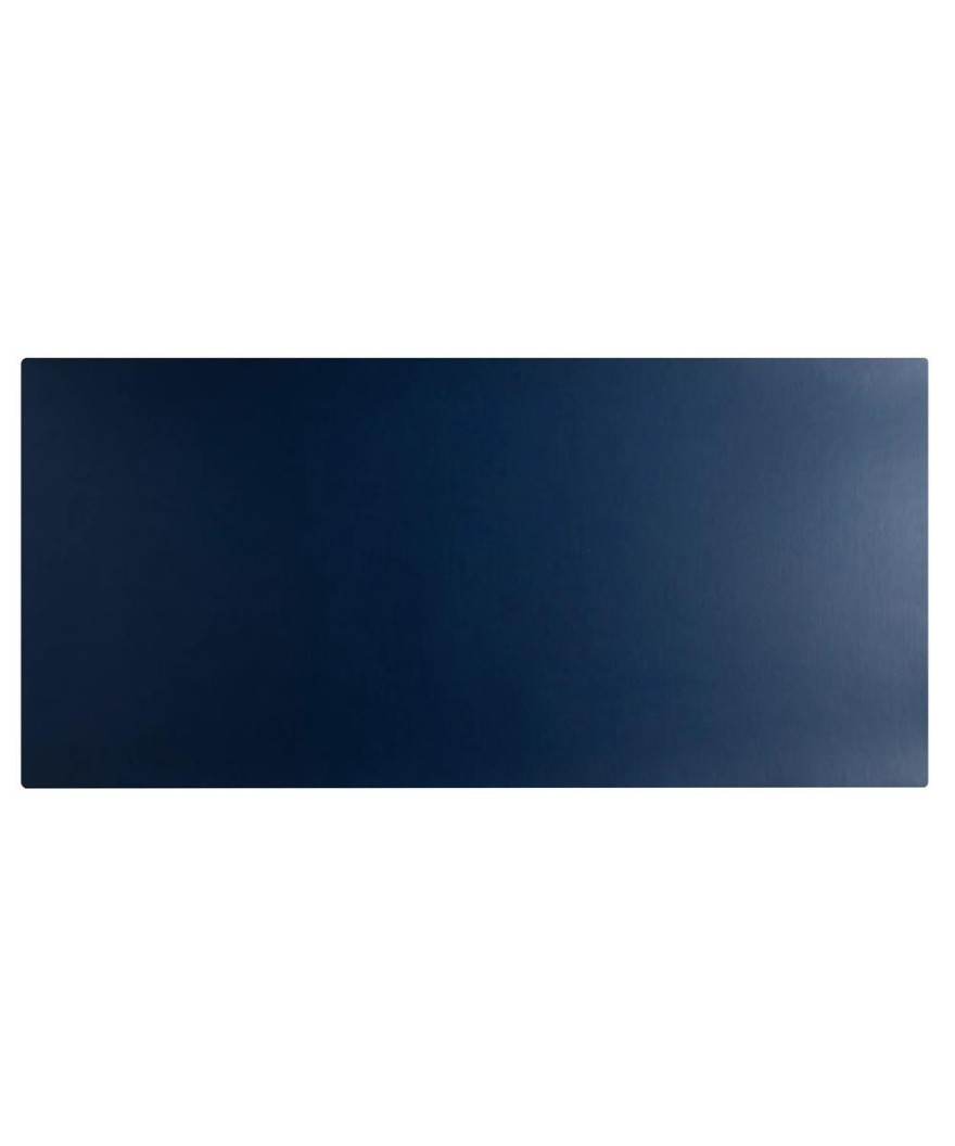 Sous-main souple PU 43x90cm marine/ciel