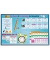 Sous-main rigide PVC 37,5x57,5cm Maths