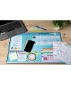 Sous-main rigide PVC 37,5x57,5cm Maths
