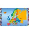 Sous-main rigide PVC 37,5x57,5cm Europe