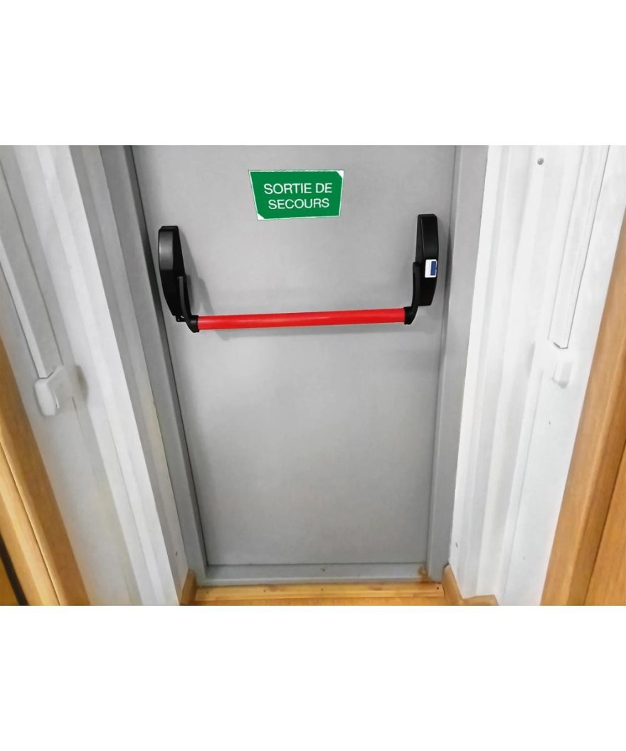 Panneau adhésif Issue de secours 20cm FR