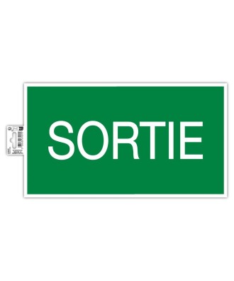Panneau adhésif sortie 35cm FR