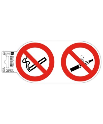 Pann.adhésif interdit vapoter/fumer 10cm
