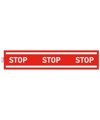 Panneau adhésif bande stop 100cm