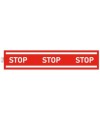 Panneau adhésif bande stop 100cm
