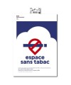 Panneau PVC adh. Espace sans tabac A4 FR