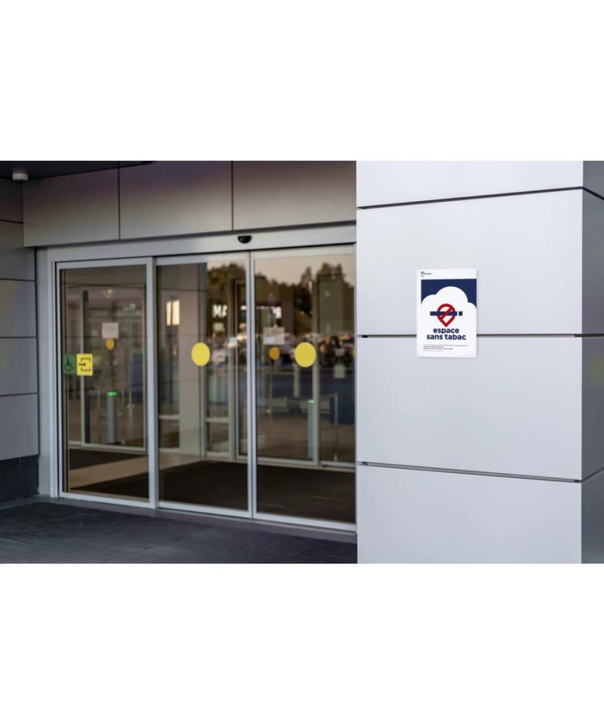 Panneau PP Espace sans tabac A4 FR