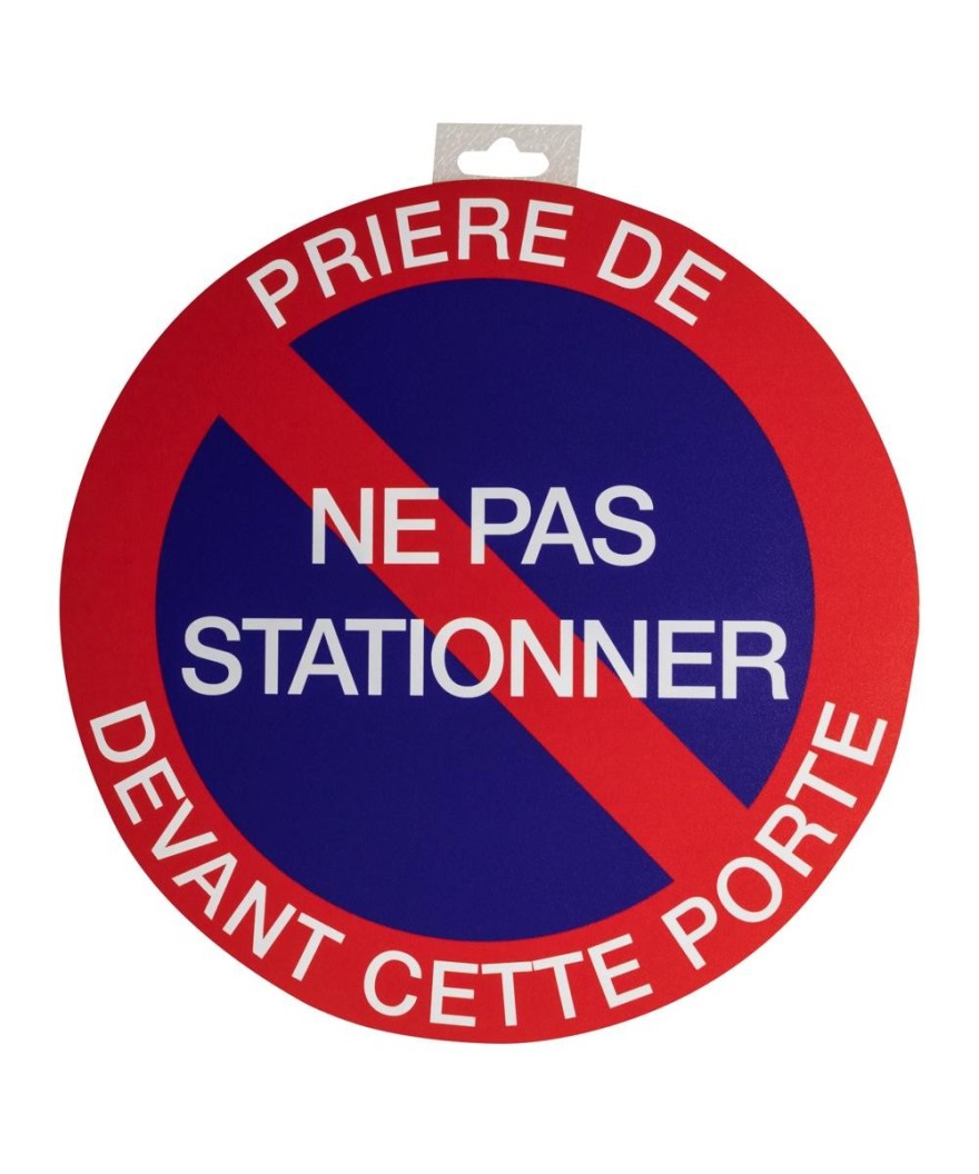 Panneau ne pas stationner 30 cm FR