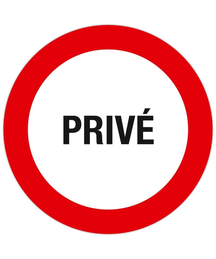 Panneau Privé  30 cm FR