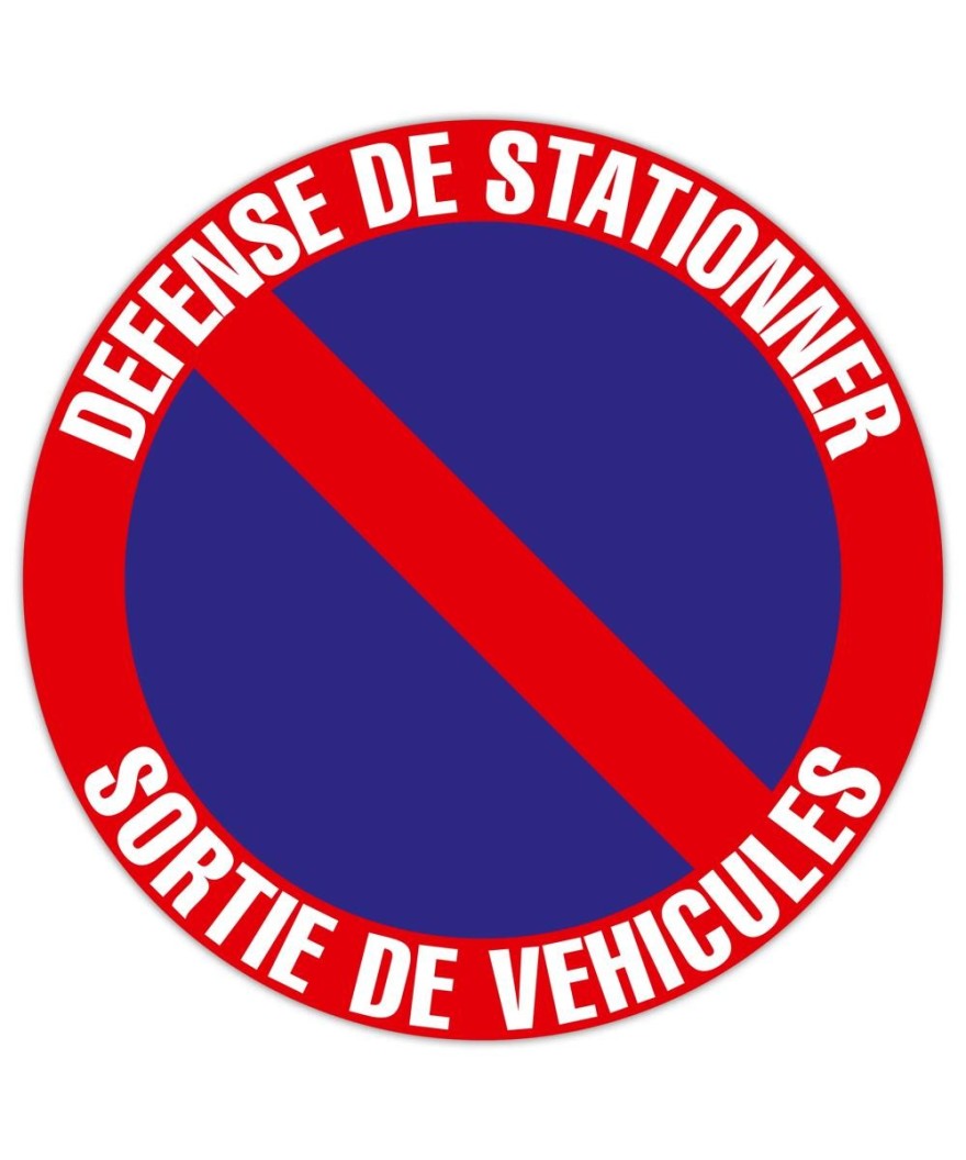 Défense de stationner 20 cm FR