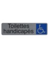 Plaque adhésive Toilettes handicapés FR