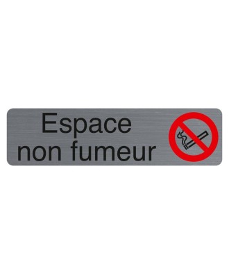 Plaque  adhésive Espace non fumeurs FR
