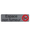 Plaque  adhésive Espace non fumeurs FR
