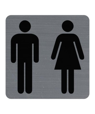 Plaque adhésive toilettes H/F FR