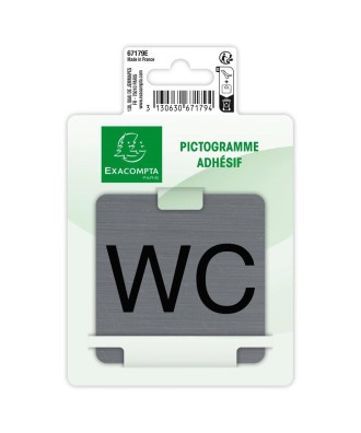 Plaque adhésive WC