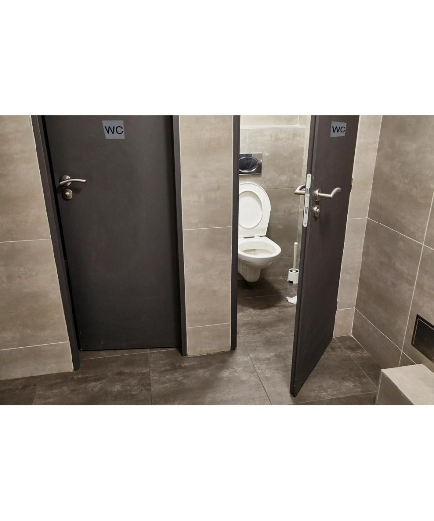 Plaque adhésive WC