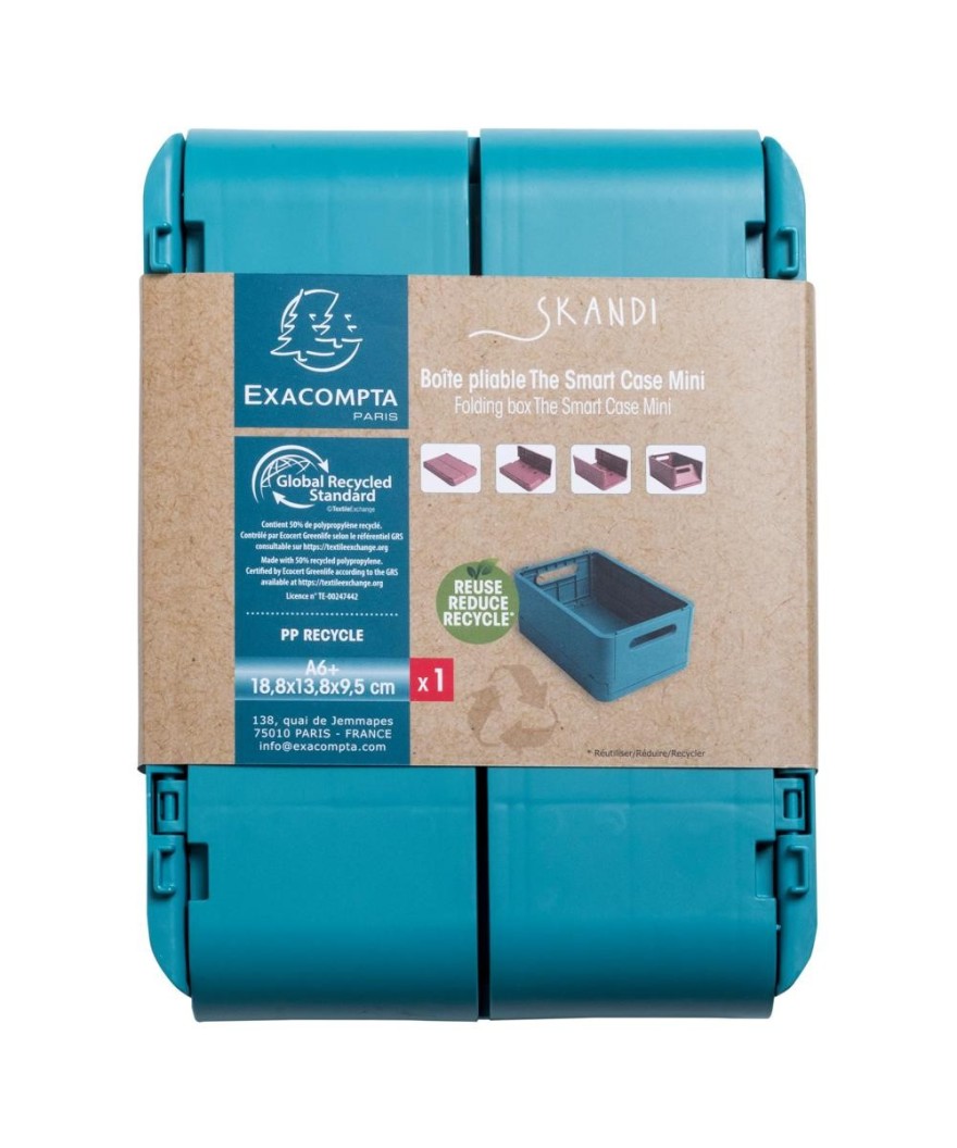 Caisse pliable Smart Case MINI Bleu Pac.