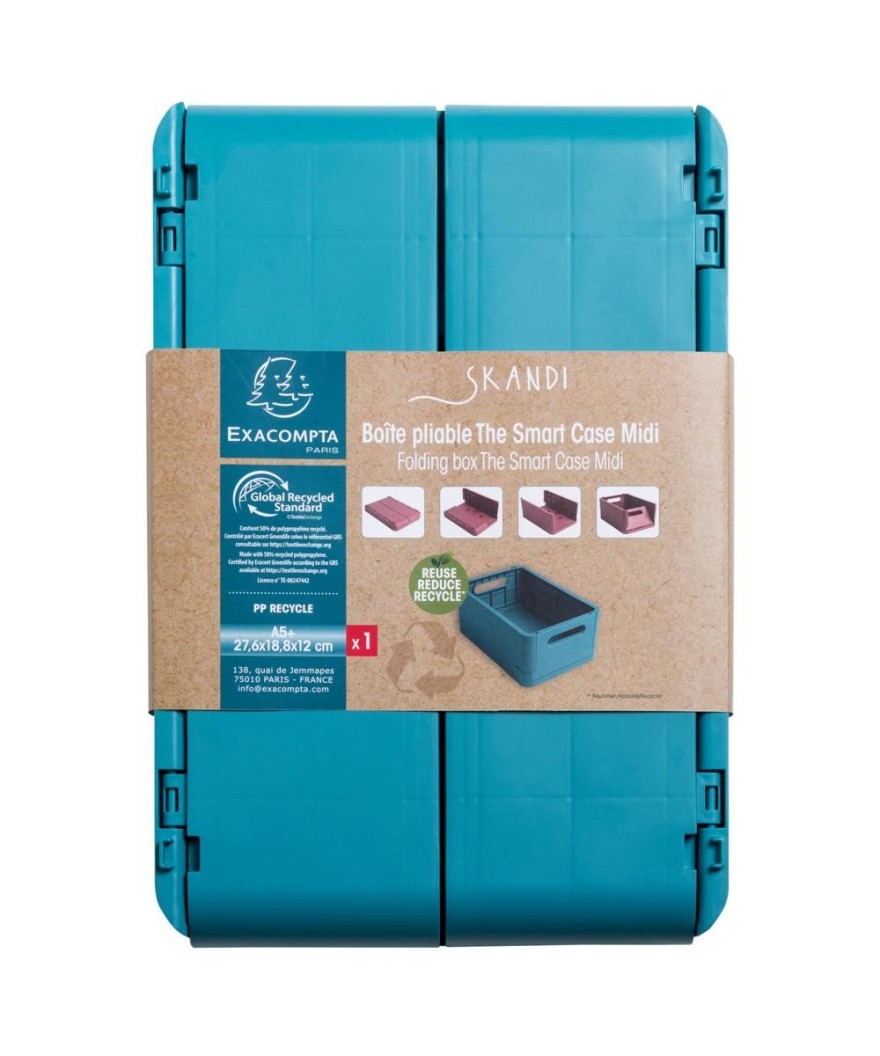 Caisse pliable Smart Case MIDI Bleu Pac.