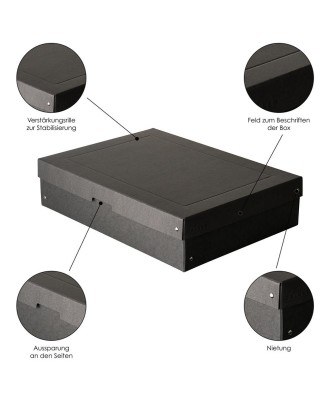 PureBox Black A3 100mm