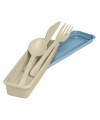 Box 3 couverts marron et couvercle gris