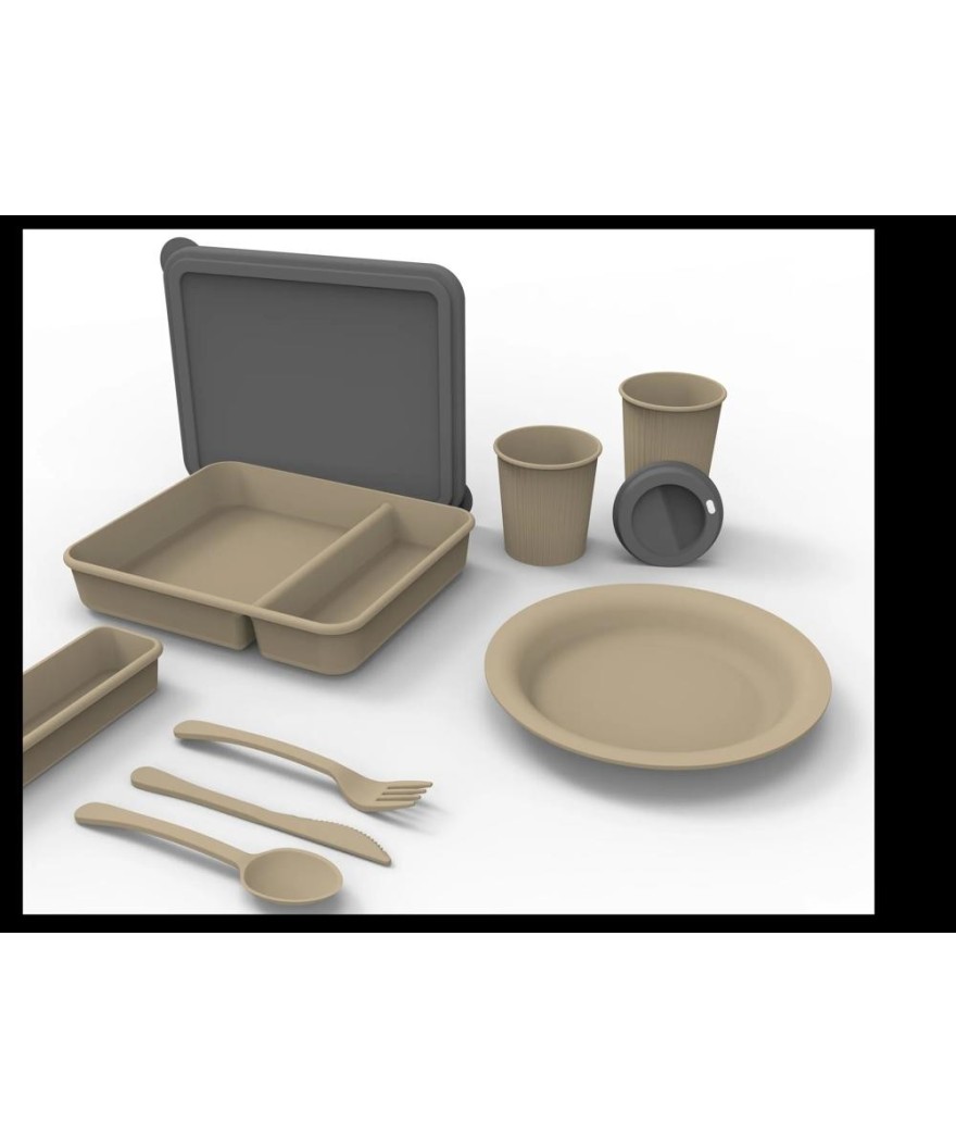Assiette creuse réutilisable 21cm
