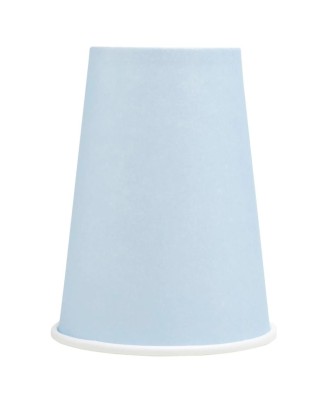 15 Gobelets carton 20cl Bleu ciel